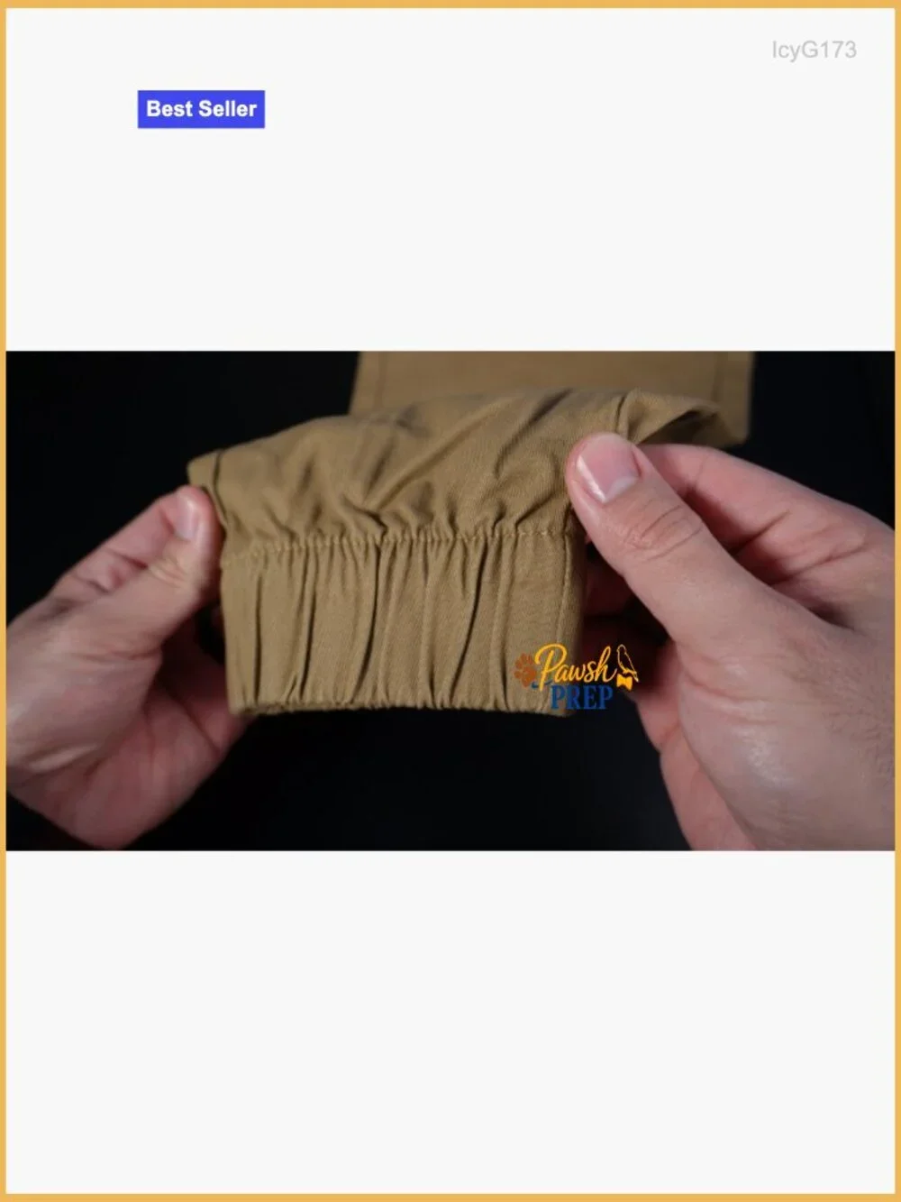 Pre-Shrunk Cotton Cargo Joggers 6 Pockets Size XS-3XL